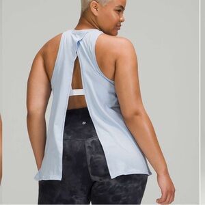 Lululemon chambray blue tank